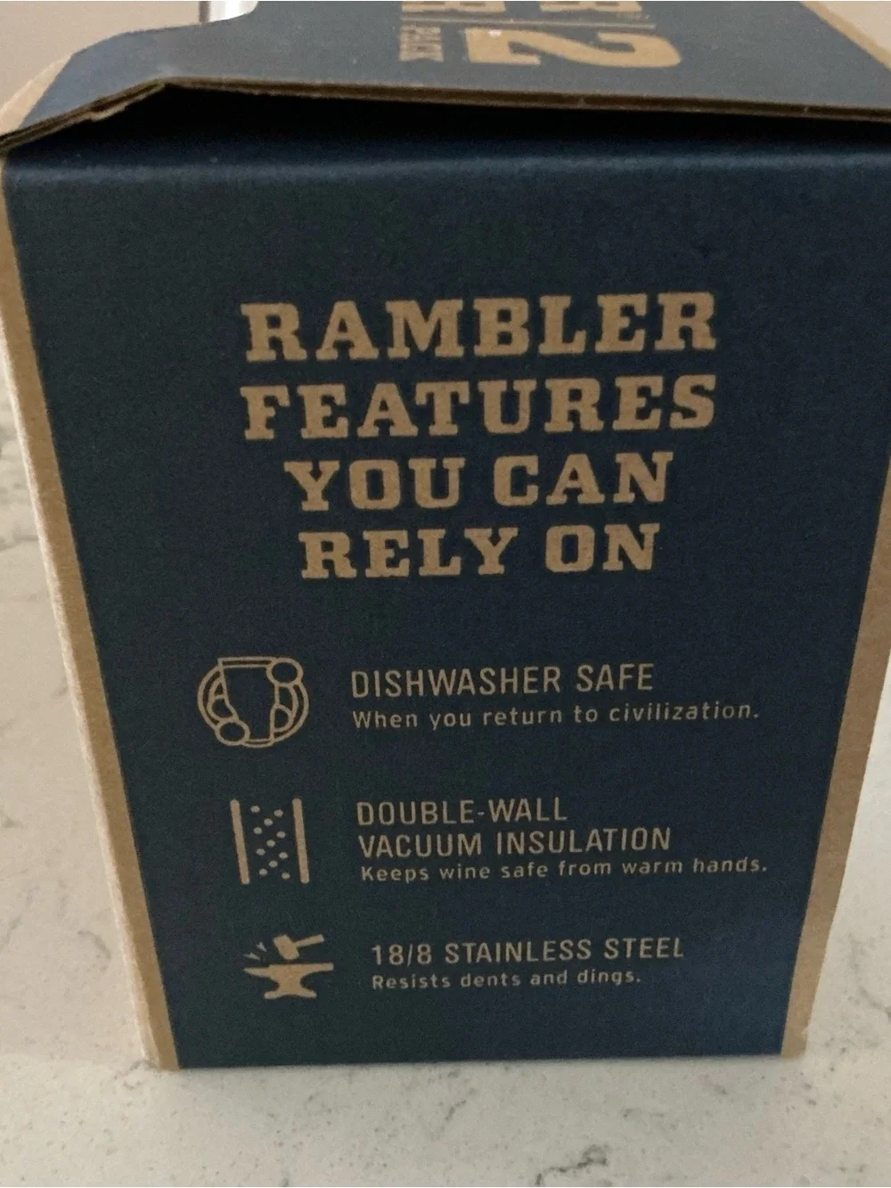Yeti 10 oz 2-pack tumbler navy blue